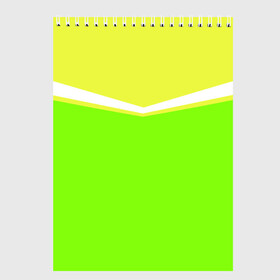Скетчбук с принтом Угол зеленый в Кировске, 100% бумага
 | 48 листов, плотность листов — 100 г/м2, плотность картонной обложки — 250 г/м2. Листы скреплены сверху удобной пружинной спиралью | кислотные костюмы | кислотные цвета | неон | флуоресцентные принты