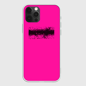 Чехол для iPhone 12 Pro с принтом Гранж розовый в Кировске, силикон | область печати: задняя сторона чехла, без боковых панелей | кислотные костюмы | кислотные цвета | неон | флуоресцентные принты