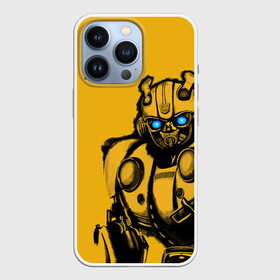 Чехол для iPhone 13 Pro с принтом BUMBLEBEE в Кировске,  |  | bumblebee | автобот | бамблби | герой | камаро | прайм | робот | трансформеры | фильм | шевроле