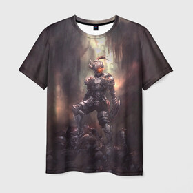 Мужская футболка 3D с принтом Goblin Slayer в Кировске, 100% полиэфир | прямой крой, круглый вырез горловины, длина до линии бедер | dark | fantasy | goblin | manga | onna | priest | priestess | shinkan | slayer | аниме | гоблинов | жрица | манга | онна | ранобэ | синкан | сэйнэн | тёмное | фэнтези