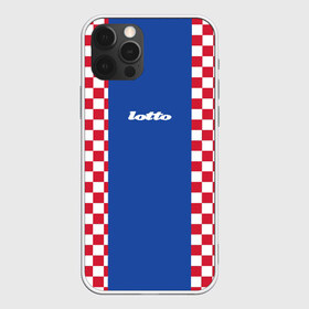 Чехол для iPhone 12 Pro Max с принтом Форма lotto в Кировске, Силикон |  | croatia | hns | hrvatski nogometni savez | в клетку | фирменная форма lotto | форма хорватии | форма шашки | футбольная форма | футбольный клуб | хорватский футбольный союз | хфс | шахматы