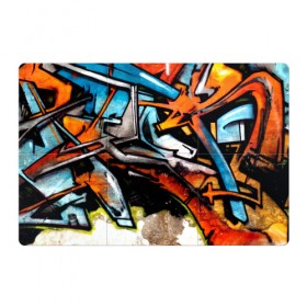 Магнитный плакат 3Х2 с принтом Граффити в Кировске, Полимерный материал с магнитным слоем | 6 деталей размером 9*9 см | grafity | paint | street art | urban | город | граффити | искусство | кирпичи | краски | рисунки | стена | улицы | уличное искусство