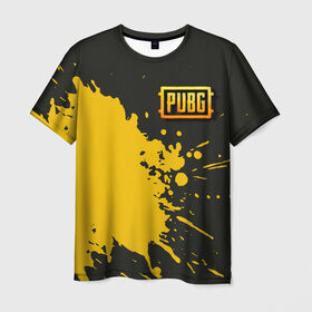 Мужская футболка 3D с принтом PUBG в Кировске, 100% полиэфир | прямой крой, круглый вырез горловины, длина до линии бедер | 