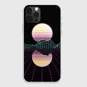 Чехол для iPhone 12 Pro Max с принтом Retro Wave в Кировске, Силикон |  | hipster | neon | retro wave | vaporwave | геометрия | космос | неон | хипстер