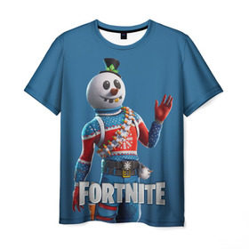 Мужская футболка 3D с принтом FORTNITE в Кировске, 100% полиэфир | прямой крой, круглый вырез горловины, длина до линии бедер | fortnite | битва | игра | компьютерная игра | королевская | надпись | симулятор | фортнайт