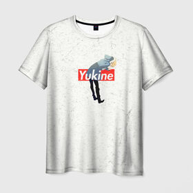 Мужская футболка 3D с принтом Yukine в Кировске, 100% полиэфир | прямой крой, круглый вырез горловины, длина до линии бедер | delivery god | milkshake kazubisha | noragami | yato | yukine | бездомный бог | бисямон | дайкоку | кадзума | манга | маю | нора | норагами | тэндзин | хиери ики | юкинэ | ято
