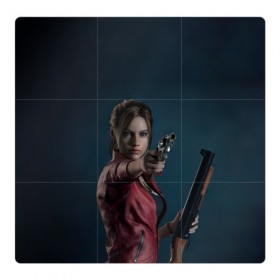 Магнитный плакат 3Х3 с принтом Claire Redfield в Кировске, Полимерный материал с магнитным слоем | 9 деталей размером 9*9 см | 2 | biohazard | claire | evil | horror | raccoon | resident | survival | t virus | t вирус | выживание | зла | кеннеди | клэр | леон | обитель | раккун | редфилд | скотт | ужас