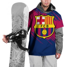 Накидка на куртку 3D с принтом Барселона в Кировске, 100% полиэстер |  | barca | barcelona | barsa | fc barcelona | барса | барселона | болел | испания | каталонцы | клубная | лалига | сине гранатовые | фанатская | форма | футбол | футбольная | футбольный клуб