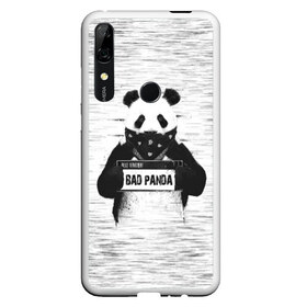 Чехол для Honor P Smart Z с принтом BAD PANDA в Кировске, Силикон | Область печати: задняя сторона чехла, без боковых панелей | Тематика изображения на принте: bad | bear | panda | медведь | панда