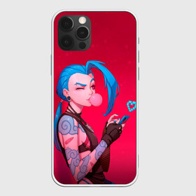 Чехол для iPhone 12 Pro Max с принтом Jinx in love в Кировске, Силикон |  | game | heart | jinx | legends | legue | legueoflegends | lol | love | mobile | phone | безбашенная | джинкс | игра | легенд | лига | лигалегенд | лол | любовь | сердечко | сердце | стрелок | хулиганка