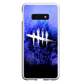 Чехол для Samsung S10E с принтом Dead by Daylight в Кировске, Силикон | Область печати: задняя сторона чехла, без боковых панелей | dead by daylight | game | hillbilly | maniacs | trapper | wraith | деревенщина | игра | мертвые днем | охотник | призрак