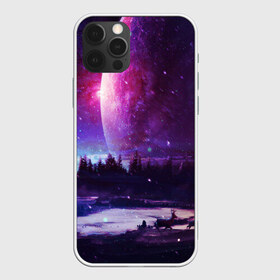 Чехол для iPhone 12 Pro Max с принтом Северный закат в Кировске, Силикон |  | Тематика изображения на принте: galaxy | nebula | neon | space | star | абстракция | вселенная | галактика | звезда | звезды | космический | неон | неоновый | неоновый космос | планеты