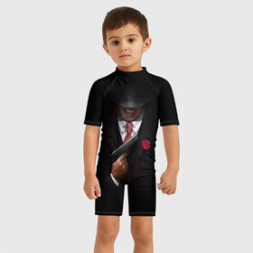Детский купальный костюм 3D с принтом Mafia в Кировске, Полиэстер 85%, Спандекс 15% | застежка на молнии на спине | gangster | gun | gungster | illustration | mafia | арт | галстук | гангстер | гвоздика | зубы | костюм | крестный отец | мафия | минимализм | оружие | пистолет | пуля | темный | черный | шляпа