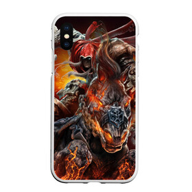 Чехол для iPhone XS Max матовый с принтом Демон-Всадник (Darksiders) в Кировске, Силикон | Область печати: задняя сторона чехла, без боковых панелей | 2019 | 666 | anime | darksiders | demon | game | marvel | phantom | аниме | википедия | демон | доспехи | духи | дьявол | игра | лошадь | магия | марвел | меч | мистика | огненная | фэнтази | фэнтези | цепь | эзотерика | япония