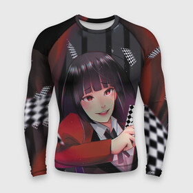 Мужской рашгард 3D с принтом kakegurui yumeko art в Кировске,  |  | anime | compulsive gambler | kakegurui | manga | аниме | безумный азарт | дзябами | карты | манга | покер | скучная девушка | юмэко джабами