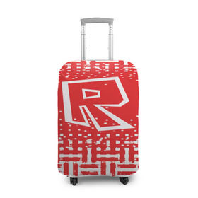 Чехол для чемодана 3D с принтом Roblox в Кировске, 86% полиэфир, 14% спандекс | двустороннее нанесение принта, прорези для ручек и колес | dynablocks | roblox | robux | белый | блоки | вселенная | герои | красный | кубики | роблокс | симулятор