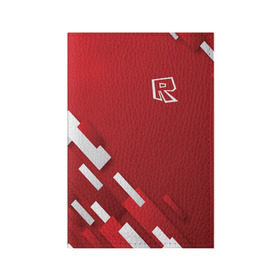 Обложка для паспорта матовая кожа с принтом Roblox в Кировске, натуральная матовая кожа | размер 19,3 х 13,7 см; прозрачные пластиковые крепления | dynablocks | roblox | robux | белый | блоки | вселенная | герои | красный | кубики | роблокс | симулятор