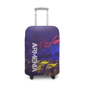 Чехол для чемодана 3D с принтом Armenia(Армения) в Кировске, 86% полиэфир, 14% спандекс | двустороннее нанесение принта, прорези для ручек и колес | armenia | flag | urban | армения | город | мир | путешествие | символика | страны | флаг | флаги