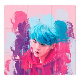 Магнитный плакат 3Х3 с принтом BTS (Colors) в Кировске, Полимерный материал с магнитным слоем | 9 деталей размером 9*9 см | bangtan | bangtan boys | boys | bts | color | japan | kim | rap | бтс | ким | корея | песня