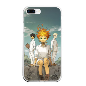 Чехол для iPhone 7Plus/8 Plus матовый с принтом The Promised Neverland в Кировске, Силикон | Область печати: задняя сторона чехла, без боковых панелей | anime | the promised neverland | yakusoku no neverland | аниме | изабелла | манга | норман | обещание волшебной стране | рэй | эмма