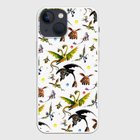 Чехол для iPhone 13 mini с принтом Как приручить дракона в Кировске,  |  | dragon | беззубик | викинги | дракон | мульт | мультфильм | фэнтези