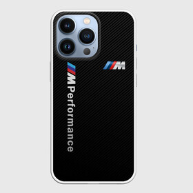 Чехол для iPhone 13 Pro с принтом BMW M PERFORMANCE в Кировске,  |  | Тематика изображения на принте: auto | bmw | bmw performance | carbon | motorsport | sport | texture | авто | автомобиль | автомобильные | бмв | бренд | карбон | марка | машины | моторспорт | спорт | текстура