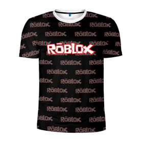 Мужская футболка 3D спортивная с принтом Roblox в Кировске, 100% полиэстер с улучшенными характеристиками | приталенный силуэт, круглая горловина, широкие плечи, сужается к линии бедра | game | gamer | roblox | игры | логотип | роблокс