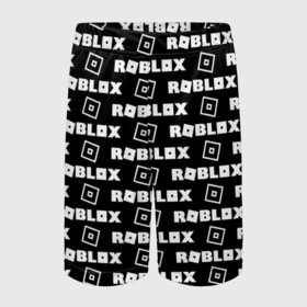 Детские спортивные шорты 3D с принтом ROBLOX в Кировске,  100% полиэстер
 | пояс оформлен широкой мягкой резинкой, ткань тянется
 | Тематика изображения на принте: game | gamer | logo | roblox | игры | логотип | роблокс