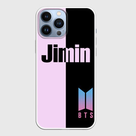 Чехол для iPhone 13 Pro Max с принтом BTS Jimin в Кировске,  |  | bts | jimin | бтс | группа | корейская | музыка | розовый | цветы | черный