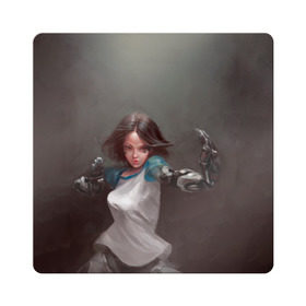 Магнит виниловый Квадрат с принтом Alita: Battle Angel в Кировске, полимерный материал с магнитным слоем | размер 9*9 см, закругленные углы | Тематика изображения на принте: alita | angel | anime | battle | cyberpunk | cyborg | future | gally | gunnm | hyper | manga | vision | аниме | будущее | гали | киберпанк | киборг | манга