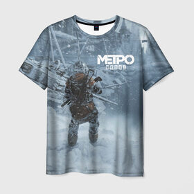 Мужская футболка 3D с принтом Метро Исход в Кировске, 100% полиэфир | прямой крой, круглый вырез горловины, длина до линии бедер | exodus | metro | stalker | артем | исход | метро | сталкер | эксодус
