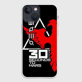 Чехол для iPhone 13 mini с принтом 30 Seconds to Mars в Кировске,  |  | 30 seconds | 30 seconds to mars | 30 stm | mars | thirty seconds to mars | группы | джаред лето | музыка | рок