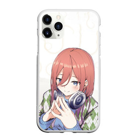 Чехол для iPhone 11 Pro матовый с принтом Накано в Кировске, Силикон |  | anime | go toubun no hanayome | manga | the quintessential quintuplets | аниме | ёцуба | итика | ицуки | манга | мику | накано | нино | пять невест | футаро уэсуги