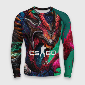 Мужской рашгард 3D с принтом CS GO  hyper beast skin в Кировске,  |  | beast | counterstike | csgo | hyper | hyperbeast | m4a1s | steam | винтовка | контра | кс | ксго | шмотки