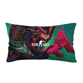 Подушка 3D антистресс с принтом CS GO hyper beast skin в Кировске, наволочка — 100% полиэстер, наполнитель — вспененный полистирол | состоит из подушки и наволочки на молнии | beast | counterstike | csgo | hyper | hyperbeast | m4a1s | steam | винтовка | контра | кс | ксго | шмотки