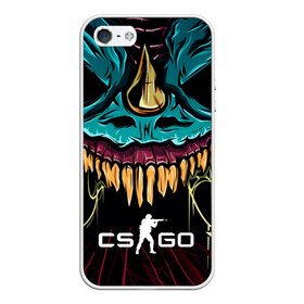 Чехол для iPhone 5/5S матовый с принтом CS GO hyper beast skin в Кировске, Силикон | Область печати: задняя сторона чехла, без боковых панелей | beast | counterstike | csgo | hyper | hyperbeast | m4a1s | steam | винтовка | контра | кс | ксго | шмотки