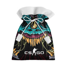 Подарочный 3D мешок с принтом CS GO hyper beast skin в Кировске, 100% полиэстер | Размер: 29*39 см | Тематика изображения на принте: beast | counterstike | csgo | hyper | hyperbeast | m4a1s | steam | винтовка | контра | кс | ксго | шмотки