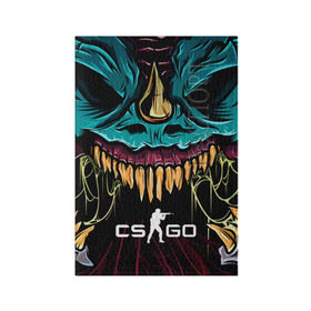 Обложка для паспорта матовая кожа с принтом CS GO hyper beast skin в Кировске, натуральная матовая кожа | размер 19,3 х 13,7 см; прозрачные пластиковые крепления | beast | counterstike | csgo | hyper | hyperbeast | m4a1s | steam | винтовка | контра | кс | ксго | шмотки