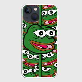 Чехол для iPhone 13 mini с принтом Good   Sad frog в Кировске,  |  | bad | dab | frog | good | kek | pepe | sad | кек | лягушка | мем | мемы | пепе | со смыслом | фрог