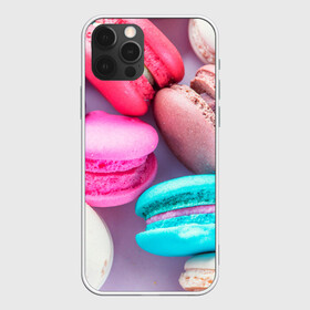 Чехол для iPhone 12 Pro Max с принтом Macaroons в Кировске, Силикон |  | Тематика изображения на принте: almond | cookie | dessert | food | macaroons | maccarone | maccherone | десерт | еда | макарон | макарони | макароны | макарун | макаруны | миндаль | миндальный | орех | печенье | сладкое | сладости