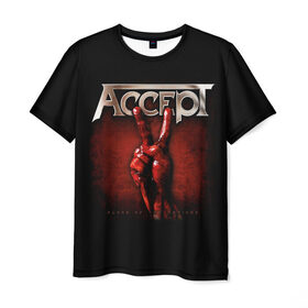 Мужская футболка 3D с принтом Accept в Кировске, 100% полиэфир | прямой крой, круглый вырез горловины, длина до линии бедер | accept | heavy metal | power metal | группы | метал | музыка | пауэр метал | рок | хэви метал
