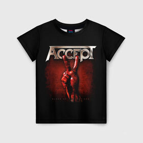 Детская футболка 3D с принтом Accept в Кировске, 100% гипоаллергенный полиэфир | прямой крой, круглый вырез горловины, длина до линии бедер, чуть спущенное плечо, ткань немного тянется | accept | heavy metal | power metal | группы | метал | музыка | пауэр метал | рок | хэви метал