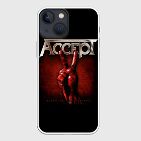 Чехол для iPhone 13 mini с принтом Accept в Кировске,  |  | Тематика изображения на принте: accept | heavy metal | power metal | группы | метал | музыка | пауэр метал | рок | хэви метал