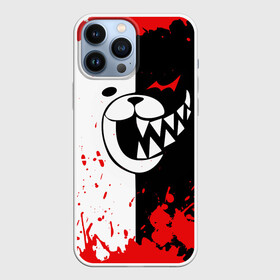 Чехол для iPhone 13 Pro Max с принтом MONOKUMA Blood в Кировске,  |  | Тематика изображения на принте: ahegao | anime | bear | blood | danganronpa | derector | despair | girls | happy | havoc | manga | monokuma | panda | red | robot | trigger | ultra | аниме | ахегао | директор | кровь | манга | медведь | монокума | панда | робот