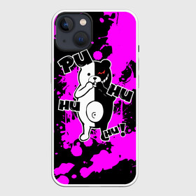 Чехол для iPhone 13 с принтом MONOKUMA Puhuhuhu в Кировске,  |  | ahegao | anime | bear | blood | danganronpa | derector | despair | girls | happy | havoc | manga | monokuma | panda | red | robot | trigger | ultra | аниме | ахегао | директор | кровь | манга | медведь | монокума | панда | робот