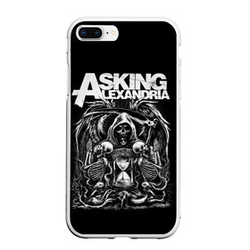 Чехол для iPhone 7Plus/8 Plus матовый с принтом Asking Alexandria в Кировске, Силикон | Область печати: задняя сторона чехла, без боковых панелей | asking alexandria | аскинг александриа | группы | метал | музыка | рок | хэви метал | электроникор