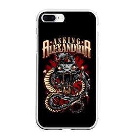 Чехол для iPhone 7Plus/8 Plus матовый с принтом Asking Alexandria в Кировске, Силикон | Область печати: задняя сторона чехла, без боковых панелей | asking alexandria | аскинг александриа | группы | метал | музыка | рок | хэви метал | электроникор