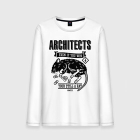 Мужской лонгслив хлопок с принтом Architects в Кировске, 100% хлопок |  | all our gods have abandoned us | architects | daybreaker | lost forever lost together | группы | метал | музыка | рок