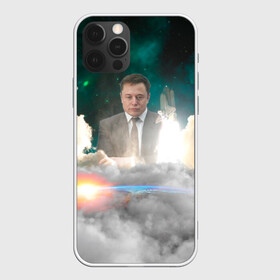 Чехол для iPhone 12 Pro с принтом Elon Musk Thinker (Илон Маск) в Кировске, силикон | область печати: задняя сторона чехла, без боковых панелей | elon musk | space | space x | tesla | дым | илон маск | инопланетяне | космос | личность | мыслитель | облака | планета | ракета | спейс | тесла | философ | шаттл