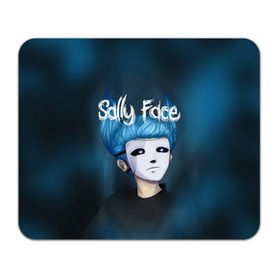 Коврик прямоугольный с принтом SALLY FACE в Кировске, натуральный каучук | размер 230 х 185 мм; запечатка лицевой стороны | blue | face | fisher | game | games | gizmo | hair | larry | mask | sally | волосы | гизмо | голубые | игра | игры | ларри | маска | протез | сали | салли | синие | синий | триллер | ужасы | фейс | фишер | фэйс | хоррор